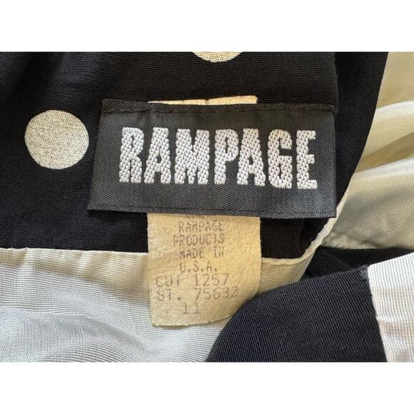 RAMPAGE Vintage Retro 50s 60s Pinup Girl Polka Dot Ruffled Tulle Mini Dress 11 - Picture 12 of 12